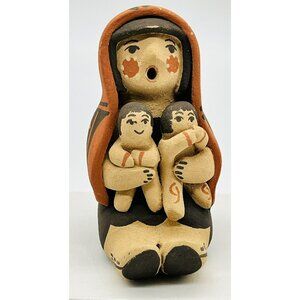 Jemez Storyteller Figure 2 Babies Leonora Lupe Loretto Lucero San Felipe Pueblo